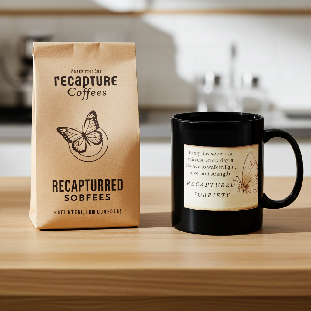 Sobriety Reminder Ceramic Mug – Inspirational Quote