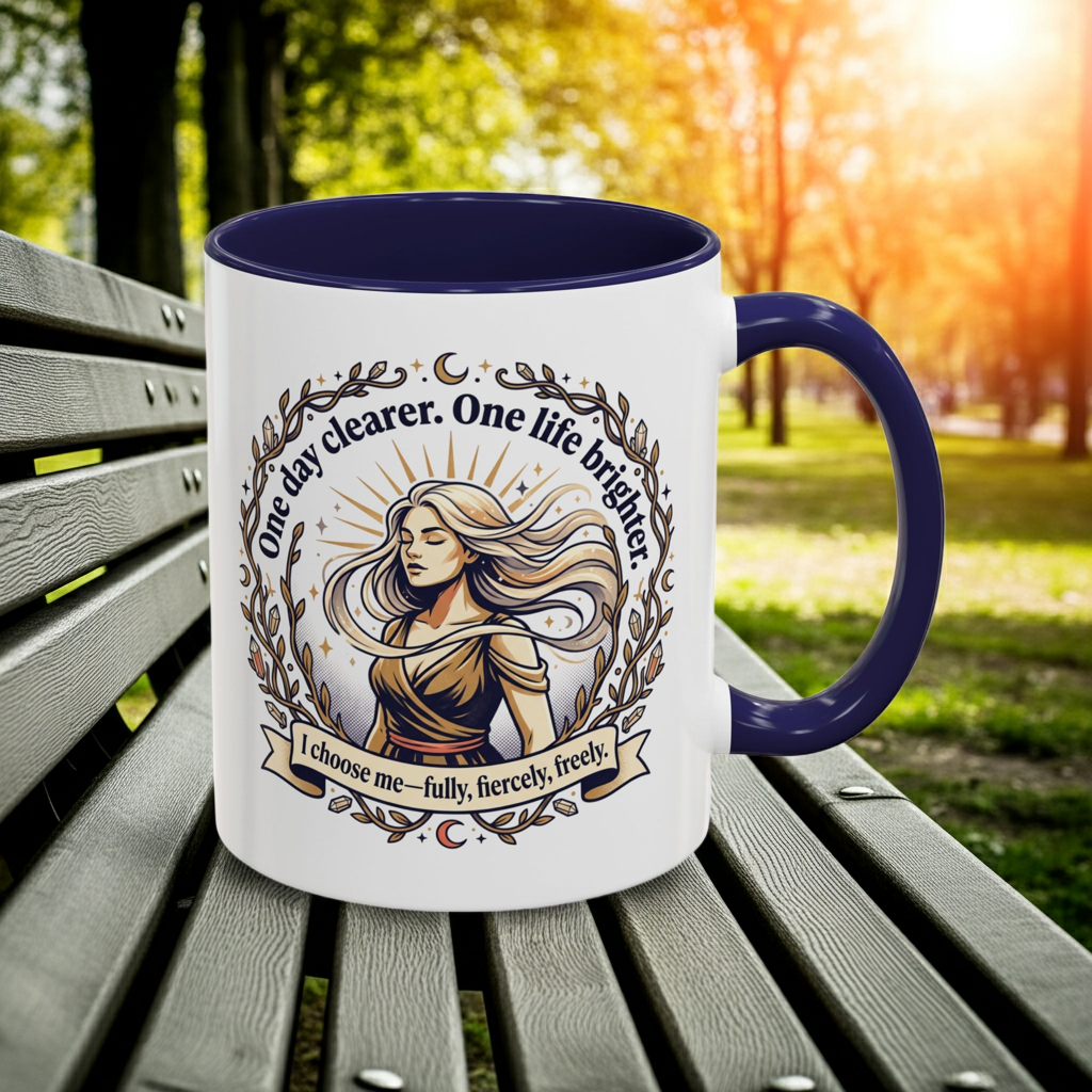 Inspirational Feminine Coffee Mug – Motivational Quote Design