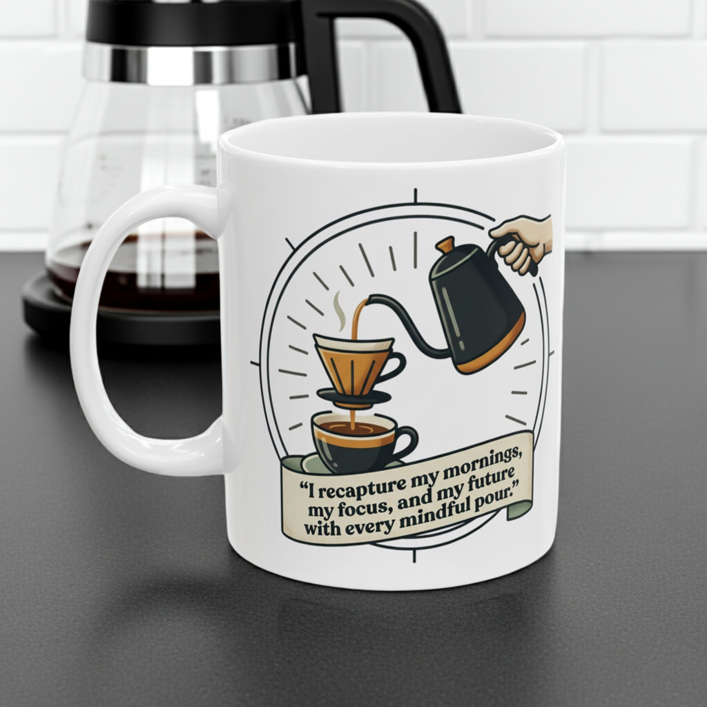 Coffee Mug — "My Opinions Are Like Swords" Illustrated Ceramic Mug (11oz & 15oz)