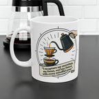 Coffee Mug — "My Opinions Are Like Swords" Illustrated Ceramic Mug (11oz & 15oz)