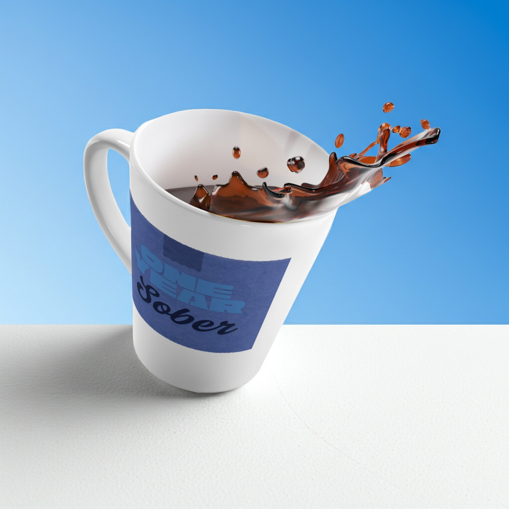 Year Of Recovery Ceramic Latte Mug 12oz