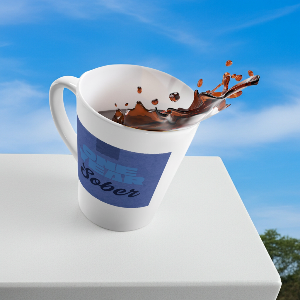 Year Of Recovery Ceramic Latte Mug 12oz