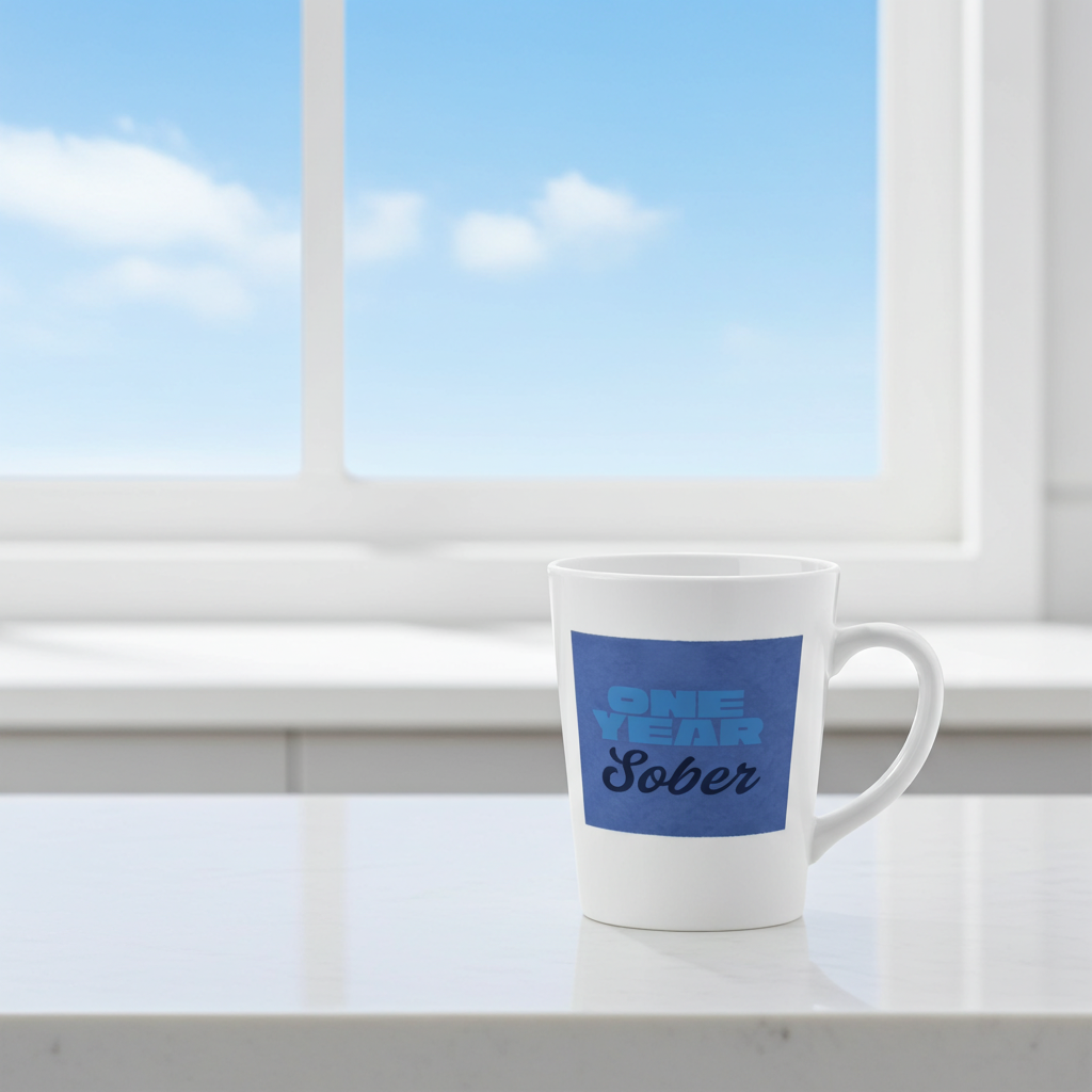 Year Of Recovery Ceramic Latte Mug 12oz