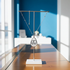 By Grace Oval Pendant Necklace – Christian Inspiration