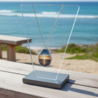 Recovery Oval Necklace "Recapture Life" Sobriety Pendant